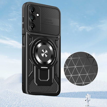 Custodia per Samsung Galaxy A27 5G, Techsuit, RuggedCam, Blu