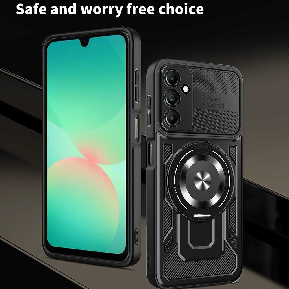 Custodia per Samsung Galaxy A27 5G, Techsuit, RuggedCam, Blu