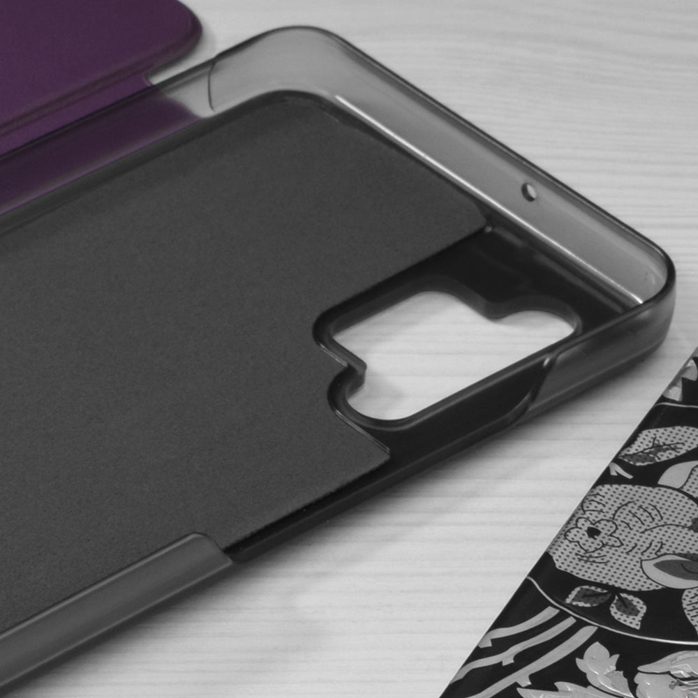 Custodia per Samsung Galaxy A32 A325, Techsuit, eFold, Viola
