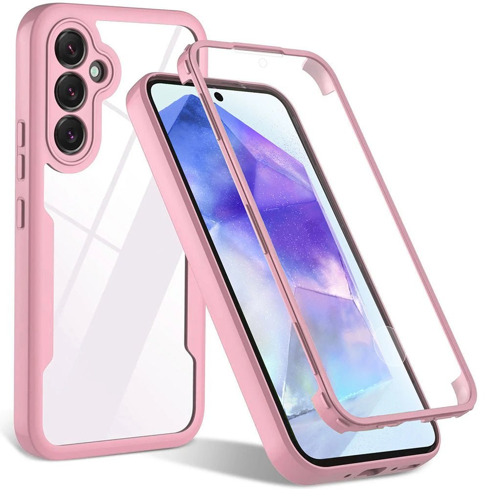 Case for Samsung Galaxy A35 5G A356, Techsuit, ColorVerse 360, Pink