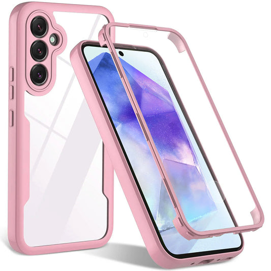Custodia per Samsung Galaxy A35 5G A356, Techsuit, ColorVerse 360, Rosa