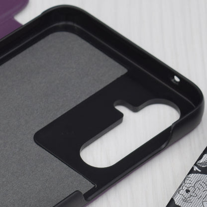Custodia per Samsung Galaxy A35 5G A356, Techsuit, eFold, Viola