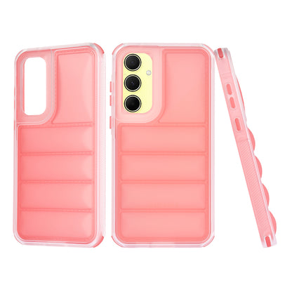 Custodia per Samsung Galaxy A35 5G A356, Techsuit, Wave Shield, Rossa