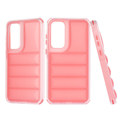 Custodia per Samsung Galaxy A35 5G A356, Techsuit, Wave Shield, Rossa