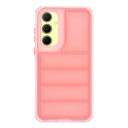 Custodia per Samsung Galaxy A35 5G A356, Techsuit, Wave Shield, Rossa