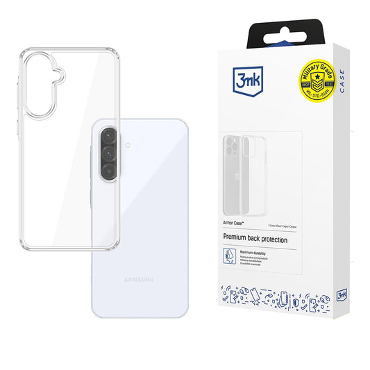 Custodia per Samsung Galaxy A36 A366, 3MK, Armor, Trasparente