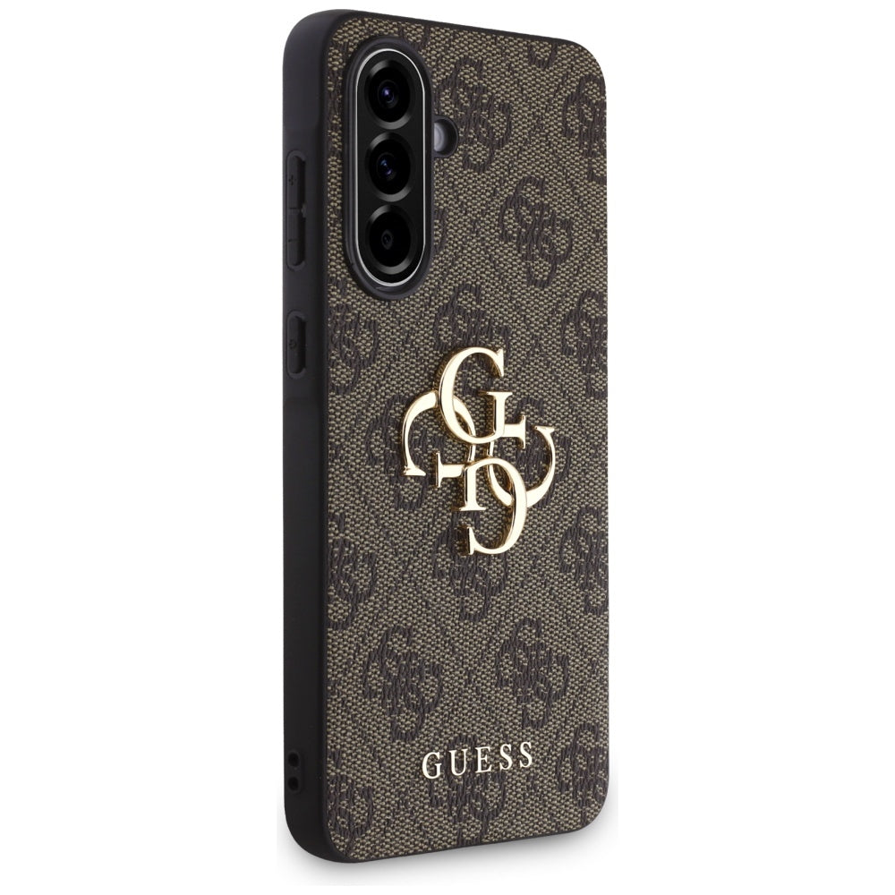 Custodia per Samsung Galaxy A36 A366, Guess, 4G Big Logo, Marrone