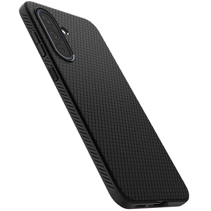 Custodia per Samsung Galaxy A36 A366, Spigen, Liquid Air, Nera Opaca ACS09199