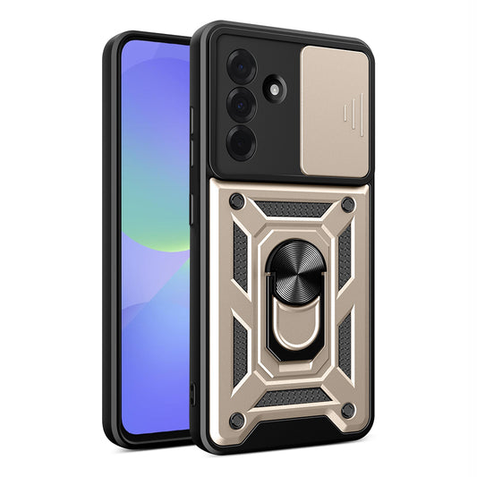 Custodia per Samsung Galaxy A36 A366, Techsuit, CamShield, Dorata