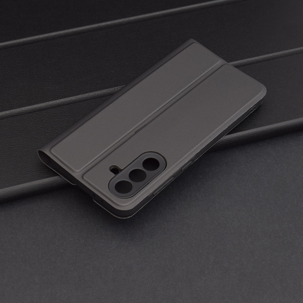 Custodia per Samsung Galaxy A36 A366, Techsuit, Magskin Book, Nera