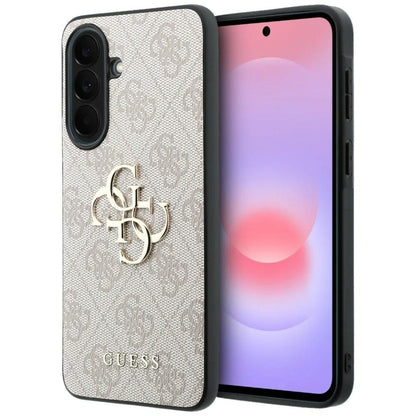 Custodia per Samsung Galaxy A37 5G, Guess, 4G Big Logo, Rosa