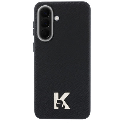 Custodia per Samsung Galaxy A37 5G, Karl Lagerfeld, Logo Karl Head, Nera