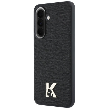 Custodia per Samsung Galaxy A37 5G, Karl Lagerfeld, Logo Karl Head, Nera