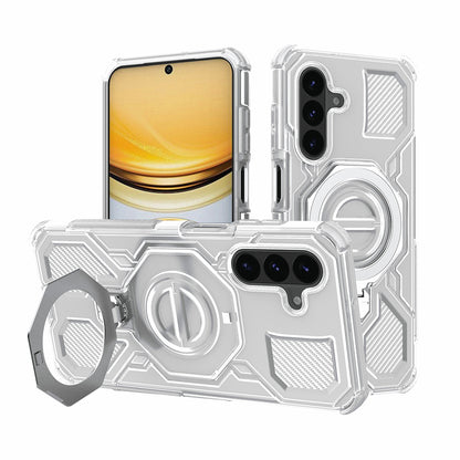 Custodia per Samsung Galaxy A37 5G, Techsuit, Carbon Shield Pro, Bianca