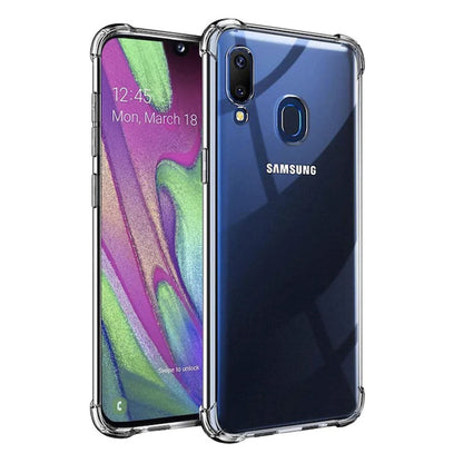 Case for Samsung Galaxy A40 A405, Techsuit, Shockproof Clear, Transparent