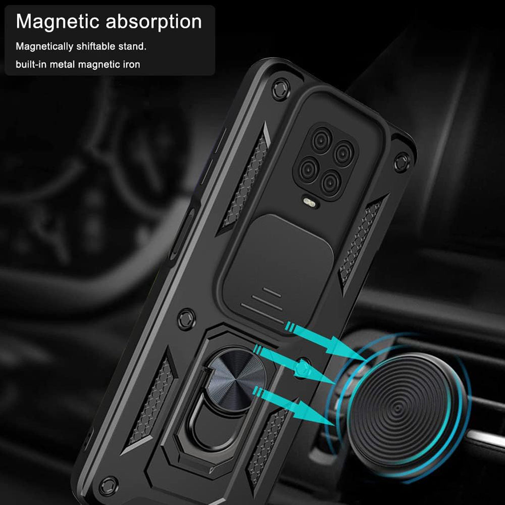 Custodia per Samsung Galaxy A50s A507 / A30s A307 / A50 A505, Techsuit, CamShield, Nera