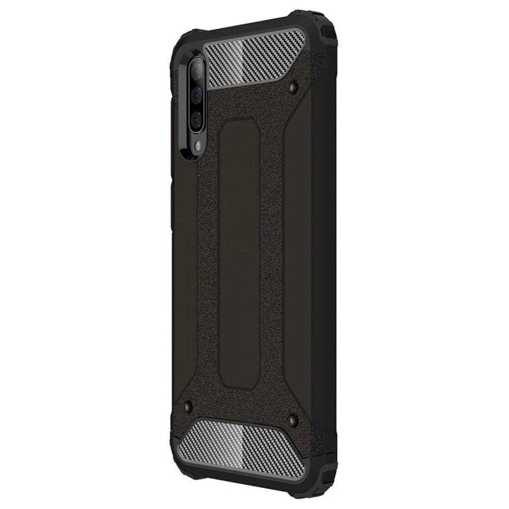 Custodia per Samsung Galaxy A50s A507 / A30s A307 / A50 A505, Techsuit, Hybrid Armor, Nera