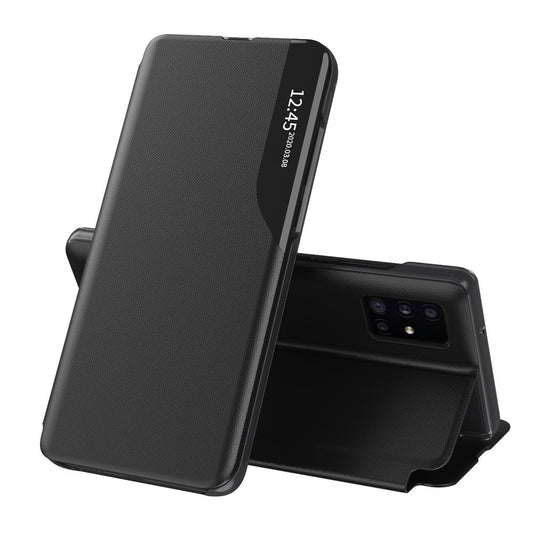 Custodia per Samsung Galaxy A51 A515, Techsuit, eFold, Nera
