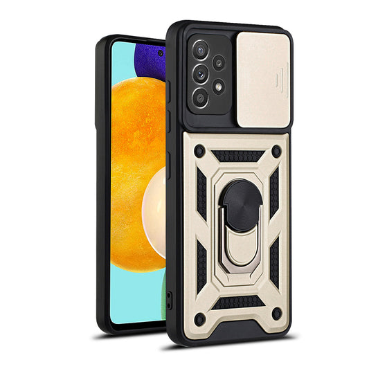 Custodia per Samsung Galaxy A52s 5G A528 / A52 5G A526 / A52 A525, Techsuit, CamShield, Dorata
