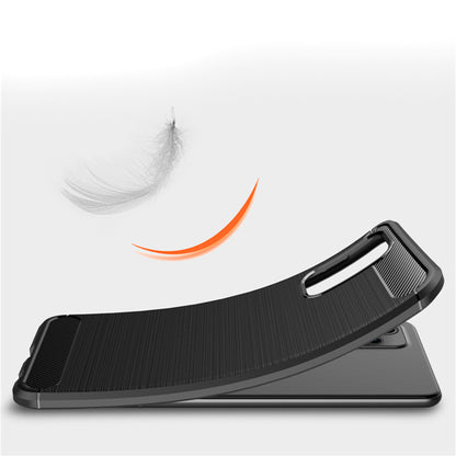Custodia per Samsung Galaxy A52s 5G A528 / A52 5G A526 / A52 A525, Techsuit, Carbonio, Nera