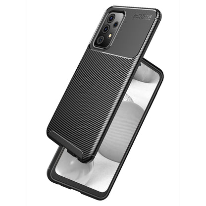 Custodia per Samsung Galaxy A52s 5G A528 / A52 5G A526 / A52 A525, Techsuit, CarbonFiber, Nera