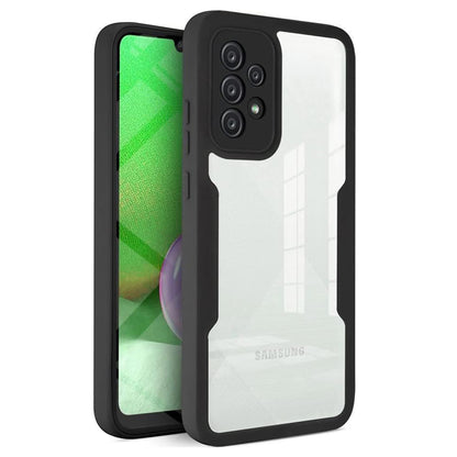 Custodia per Samsung Galaxy A52s 5G A528 / A52 5G A526 / A52 A525, Techsuit, ColorVerse 360, Nera