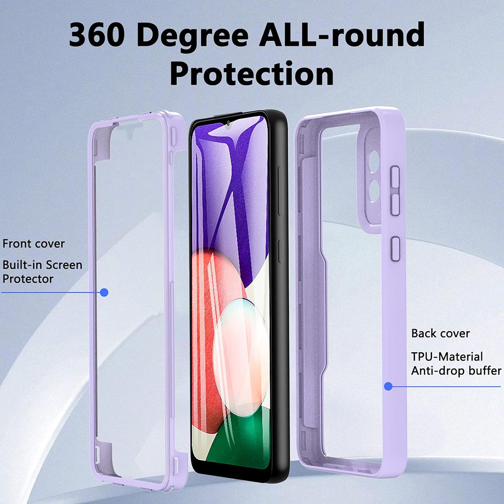 Custodia per Samsung Galaxy A52s 5G A528 / A52 5G A526 / A52 A525, Techsuit, ColorVerse 360, Nera