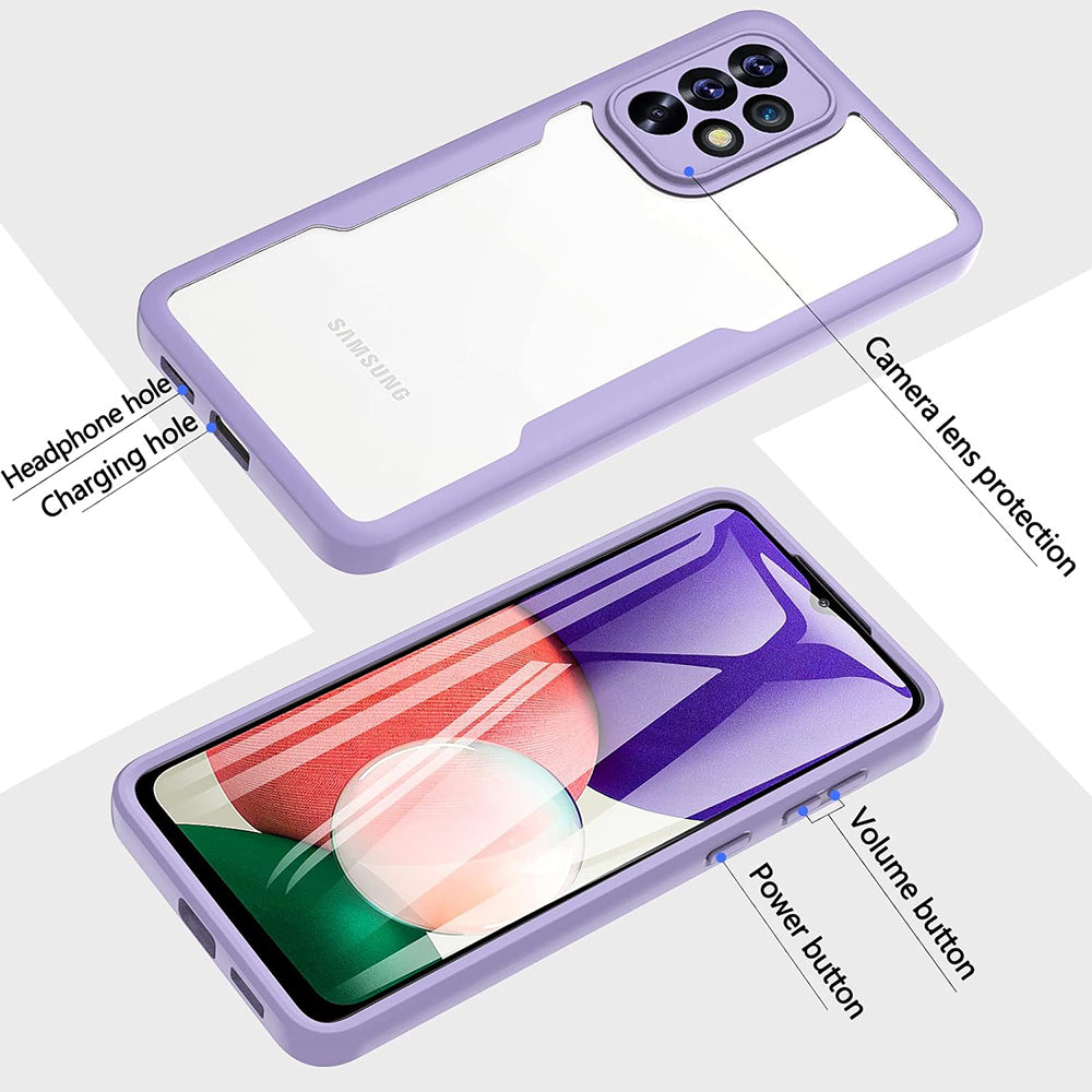 Custodia per Samsung Galaxy A52s 5G A528 / A52 5G A526 / A52 A525, Techsuit, ColorVerse 360, Nera