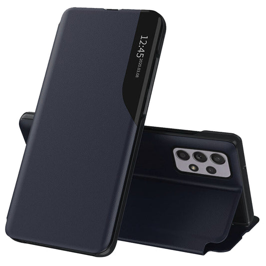 Custodia per Samsung Galaxy A52s 5G A528 / A52 5G A526 / A52 A525, Techsuit, eFold, Blu Scuro