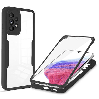 Custodia per Samsung Galaxy A53 5G A536, Techsuit, ColorVerse 360, Nera