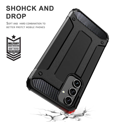 Custodia per Samsung Galaxy A54 A546, Techsuit, Hybrid Armor, Nera