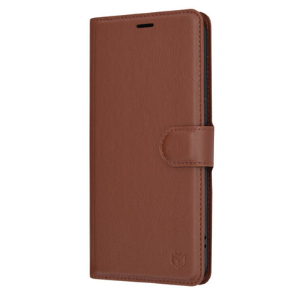 Custodia per Samsung Galaxy A54 A546, Techsuit, Leather Folio, Marrone