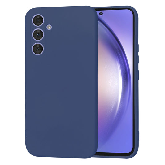 Custodia per Samsung Galaxy A54 A546, Techsuit, SoftFlex, Blu Navy