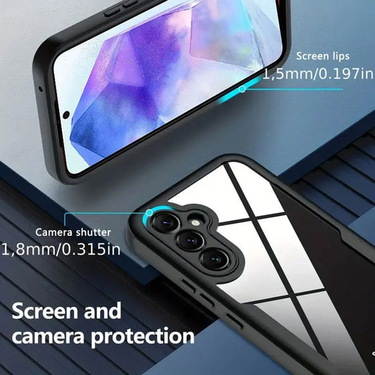 Custodia per Samsung Galaxy A55 5G A556, Techsuit, ColorVerse 360, Viola