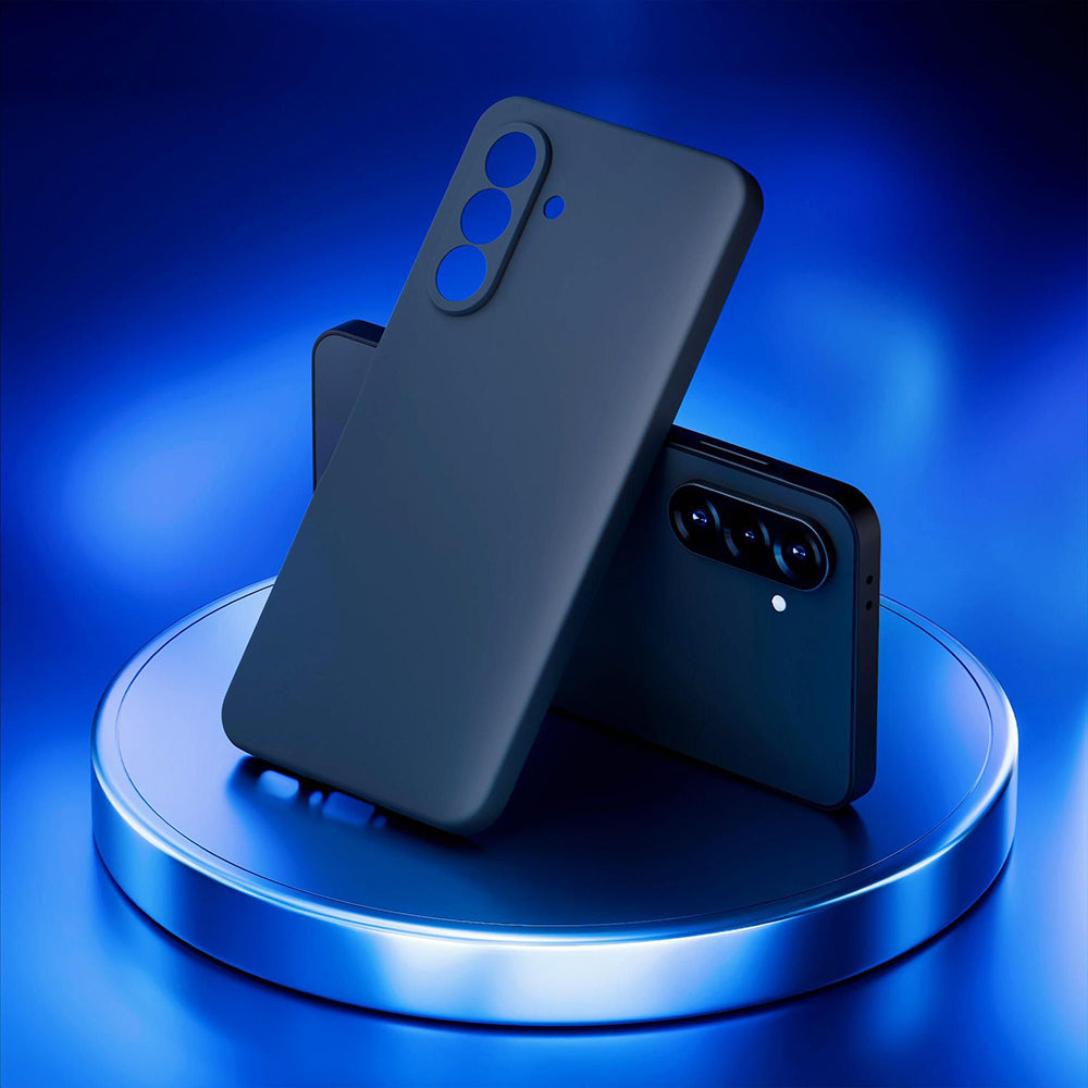 Custodia per Samsung Galaxy A56 A566, 3MK, Nera Opaca