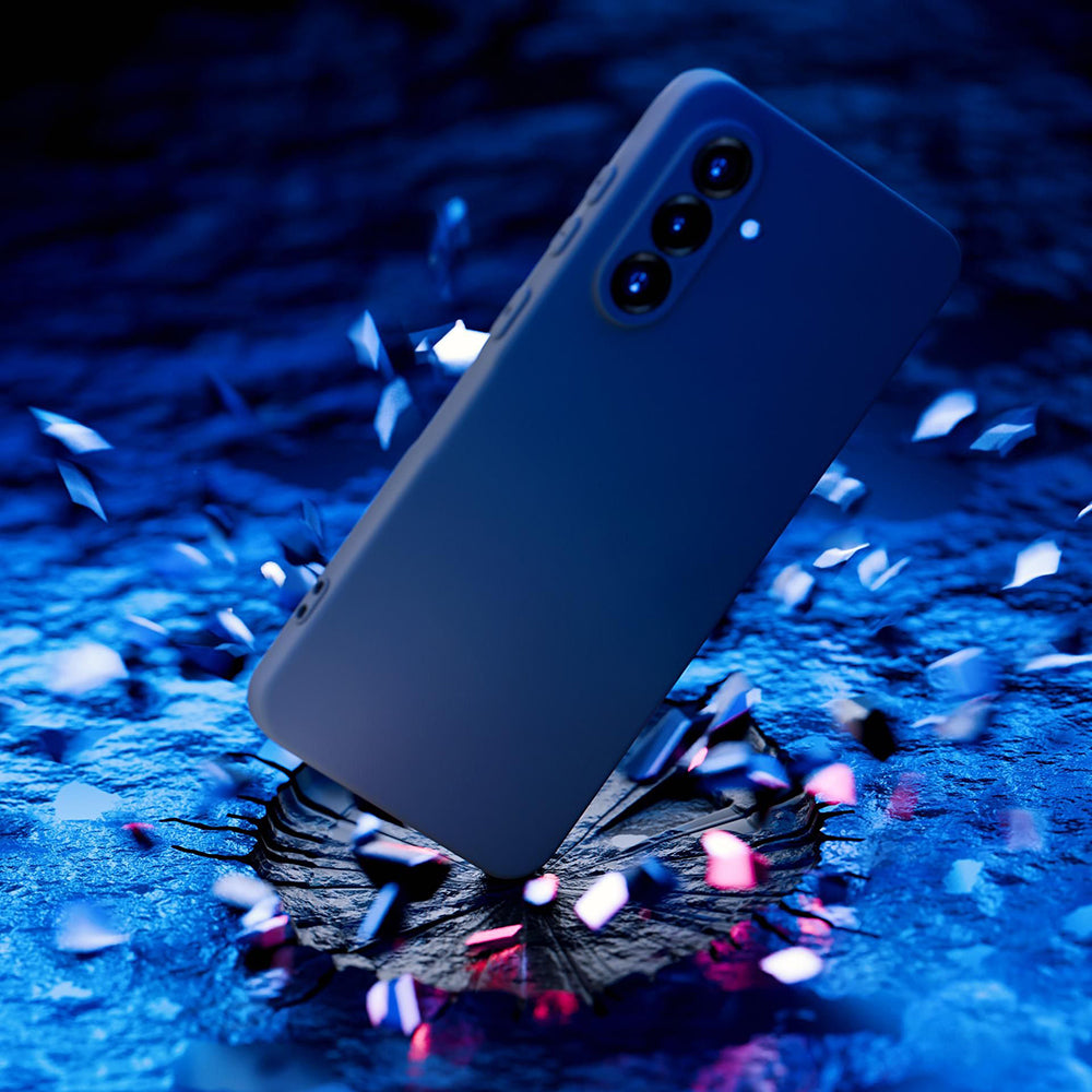 Custodia per Samsung Galaxy A56 A566, 3MK, Nera Opaca