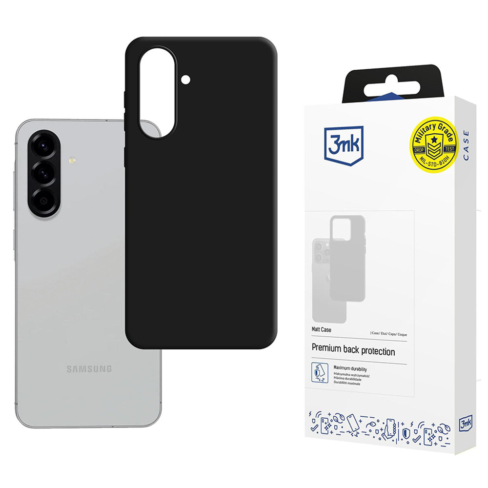Case for Samsung Galaxy A56 A566 / A36 A366, 3MK, Matte Black