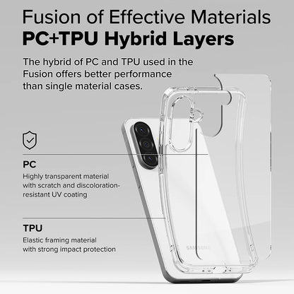Custodia per Samsung Galaxy A56 A566 / A36 A366, Ringke, Fusion, Trasparente