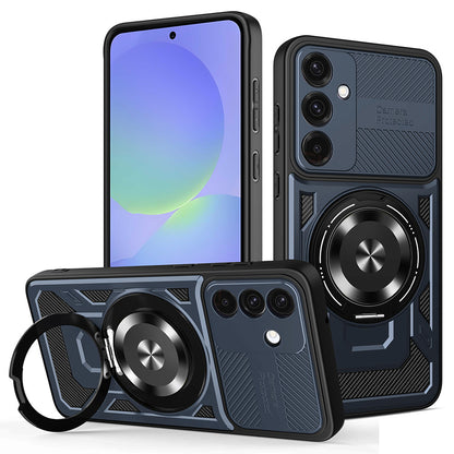 Custodia per Samsung Galaxy A56 A566 / A36 A366, Techsuit, RuggedCam, Blu