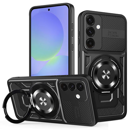 Custodia per Samsung Galaxy A56 A566 / A36 A366, Techsuit, RuggedCam, Nera