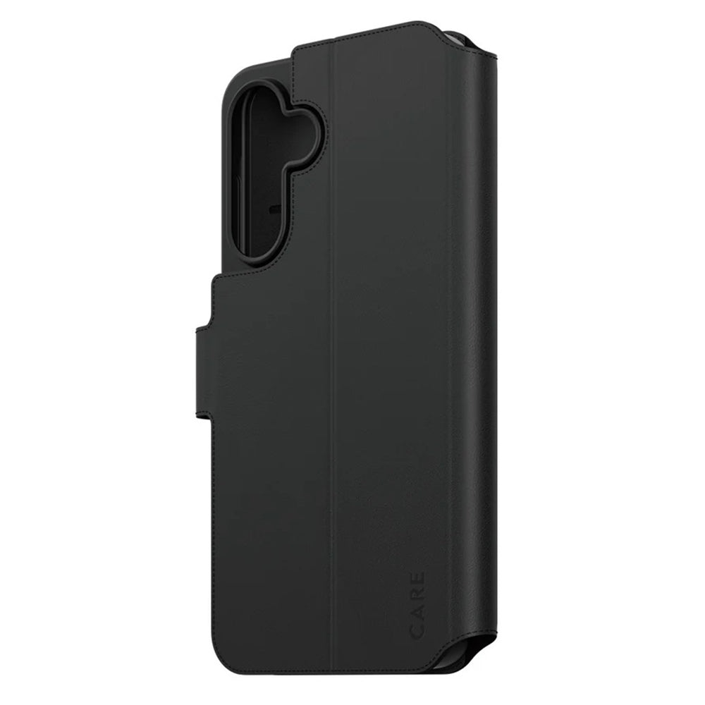 Custodia per Samsung Galaxy A56 A566, PanzerGlass, con funzione portafoglio e supporto, nera