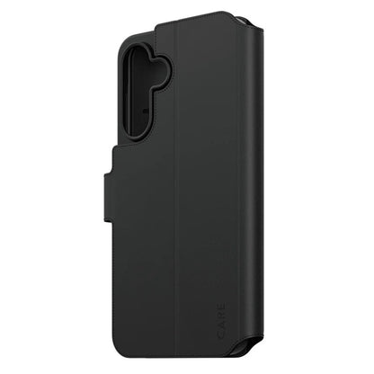 Custodia per Samsung Galaxy A56 A566, PanzerGlass, con funzione portafoglio e supporto, nera