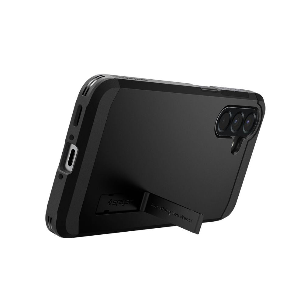 Custodia per Samsung Galaxy A56 A566, Spigen, Tough Armor, Nera ACS09294