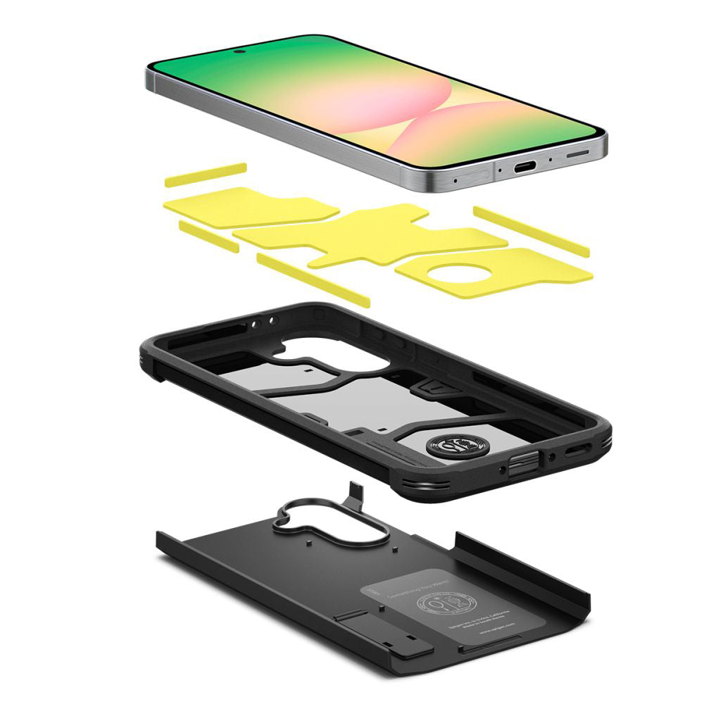 Custodia per Samsung Galaxy A56 A566, Spigen, Tough Armor, Nera ACS09294