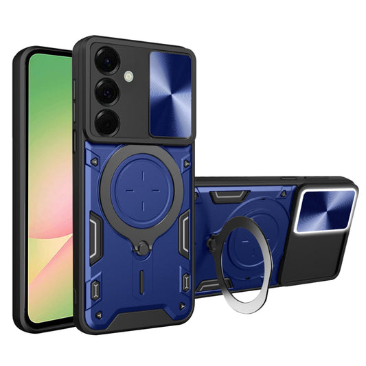 Custodia per Samsung Galaxy A56 A566, Techsuit, CamGuard Pro, Blu