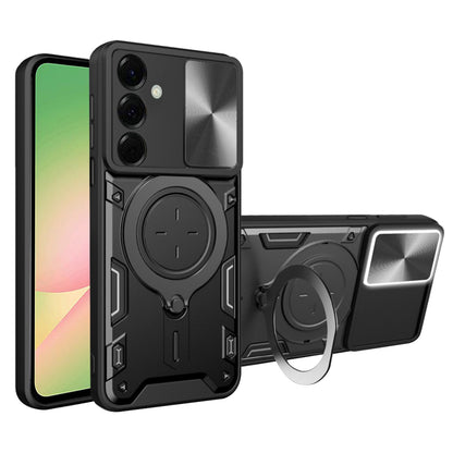 Custodia per Samsung Galaxy A56 A566, Techsuit, CamGuard Pro, Nera