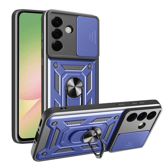 Custodia per Samsung Galaxy A56 A566, Techsuit, CamShield, Blu
