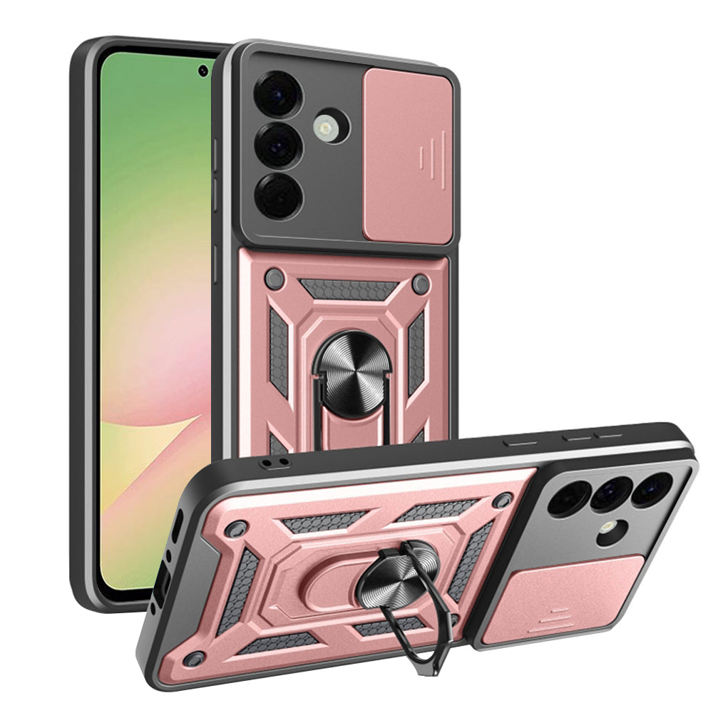 Custodia per Samsung Galaxy A56 A566, Techsuit, CamShield, Rosa