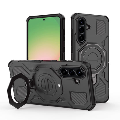 Custodia per Samsung Galaxy A56 A566, Techsuit, Carbon Shield Pro, Nera