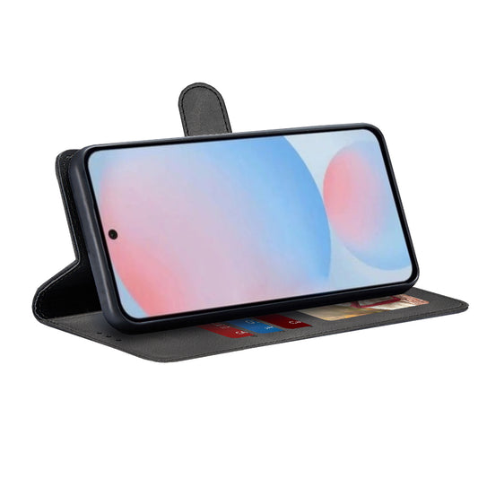 Custodia per Samsung Galaxy A56 A566, Techsuit, Diary Book, Nera